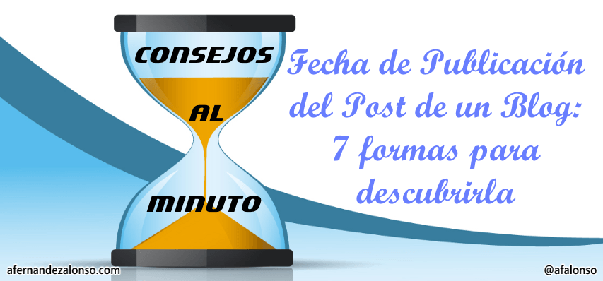 ¿Post sin fecha de publicación a la vista? 7 formas para descrubirla #Blogging blgs.co/0TBO3g