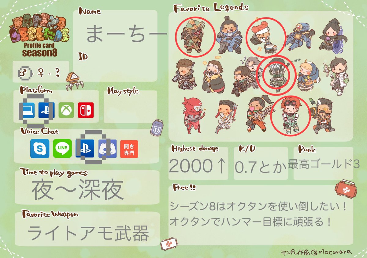 まーちー Apexmar Twitter