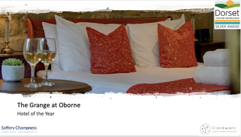 Two Silver Hotel of the Year awards are announced, congratulations to <a href="/TheBullHotel/">The Bull Hotel</a> and @grangeatoborne #DorsetTA