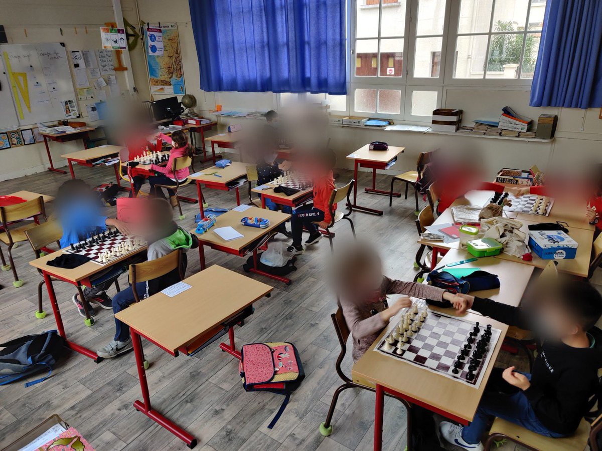 Les élèves de l’EE M.Roustan s’initient aux échecs. Tous en réussite <a href="/USEP_Charente/">USEP16</a>