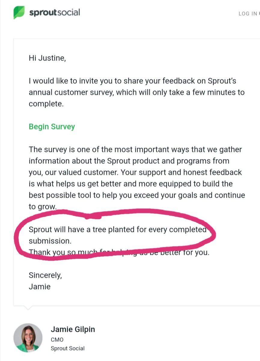 A fab incentive, we'll done <a href="/SproutSocial/">Sprout Social</a> 🌳👏