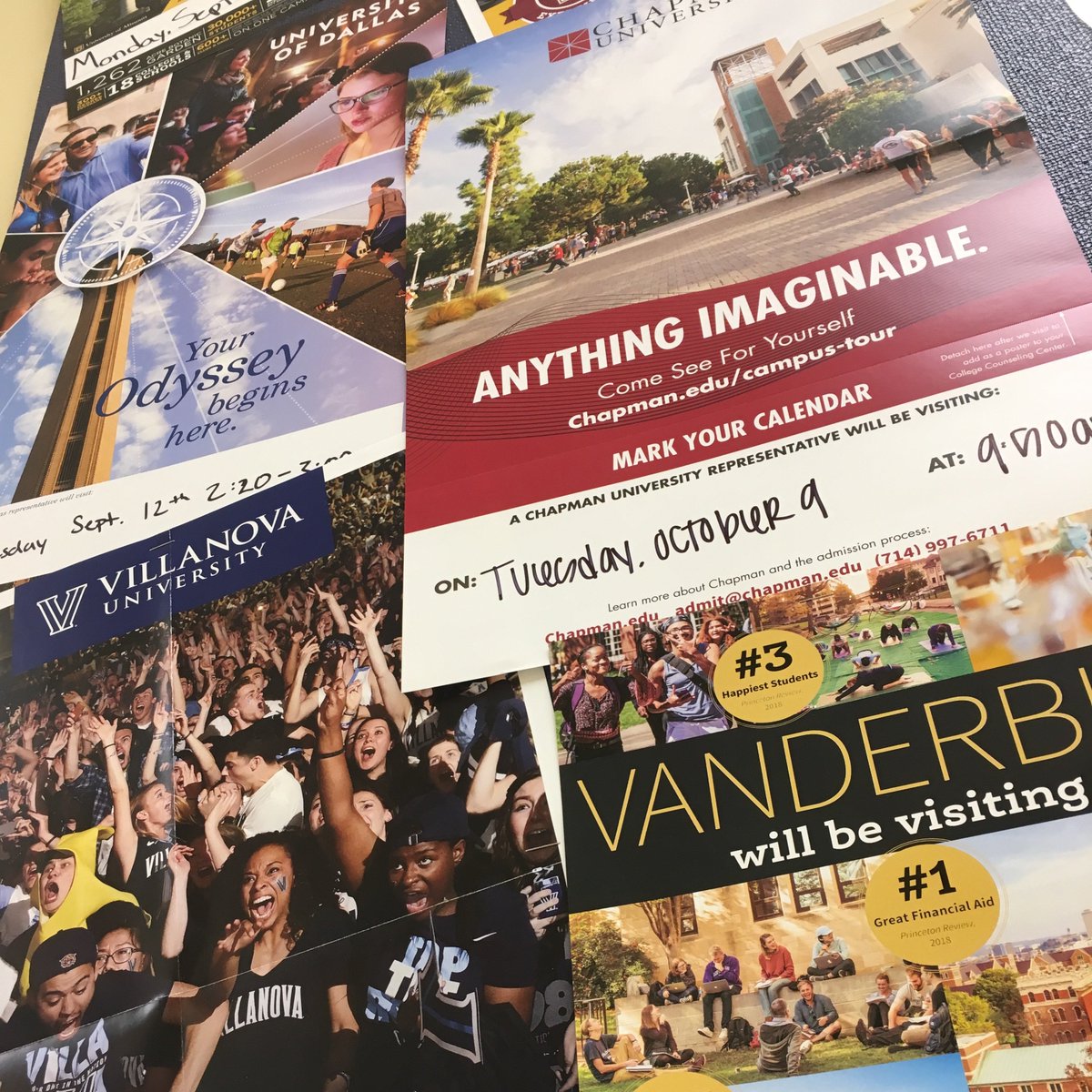 This semester's college rep visits will start next week! Northwest Missouri State U will kick it off on Tuesday.  

All visits this semester are virtual and will happen during junior SH (12:10-12:35 PM). Open to juniors and seniors. Be sure to sign up in Scoir.  See you soon!