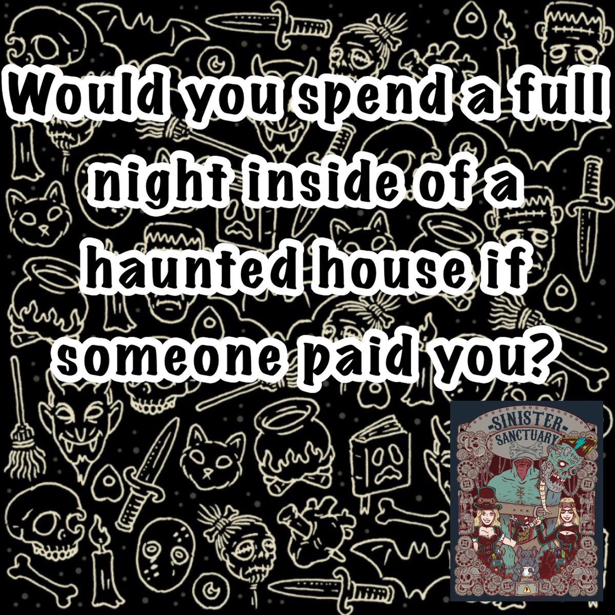 7SinSanctuary's tweet photo. We all know Alexis totally would...Corlyn might if the price was right 🤣
#haunted #ghosthunting #paranormalinvestigation #ghost #paranormalstories #horror #paranormalactivity #bhfyp #ghosthunter #spooky #acidart #love #trance #dgisd #ghosthunters #fantasmas #creepy #metafizik https://t.co/WuwsI25Yxk