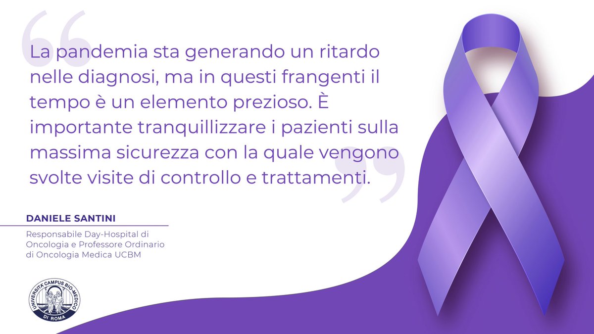 CampusBioMedico's tweet photo. #WorldCancerDay - #Prevenzione, accesso a #diagnosi e #terapia, percorsi protetti e medicina personalizzata. Sono alcuni dei punti di attenzione evidenziati da Giuseppe Tonini, Direttore di Oncologia Medica #UCBM e Daniele Santini, #Responsabile Day-Hospital di Oncologia UCBM. https://t.co/AzMbIbSRZC