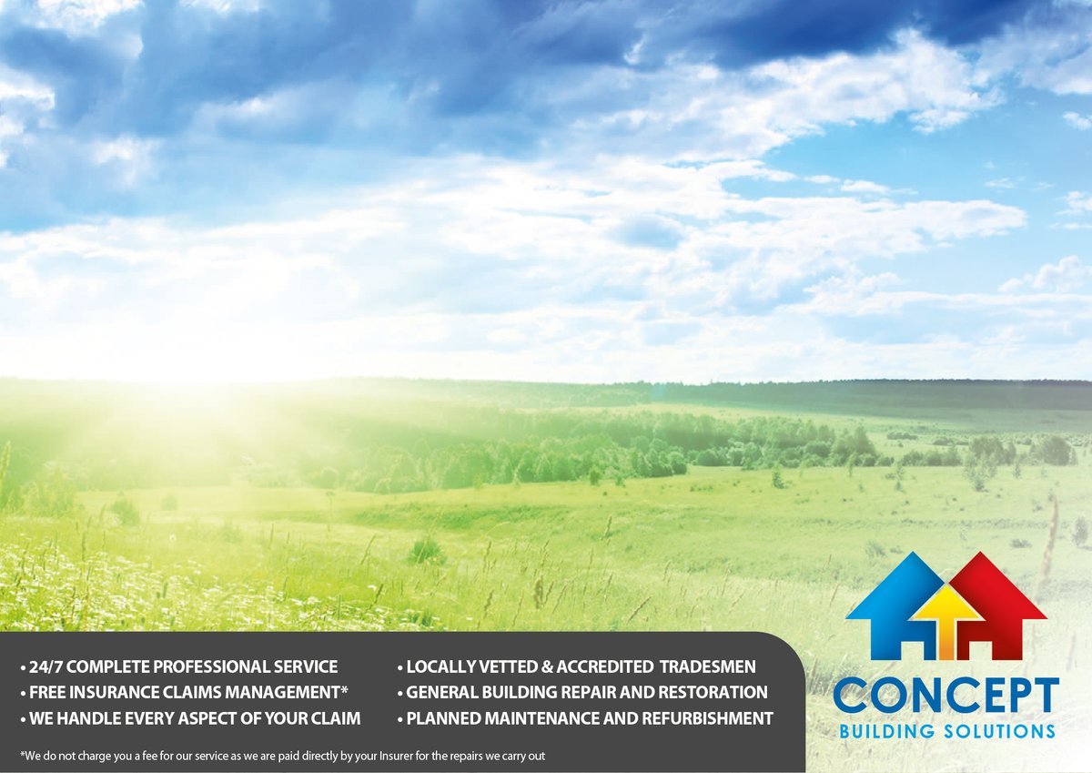 ConceptCBS's tweet image. It&apos;s officially the first day of Spring 2021! Did you know that this is actually Great British Spring Cleaning Day? 
Remember if you are dusting off the Winter blues today and come across any damages from the recent storms, or cause any yourself while cleaning, call us! #spring