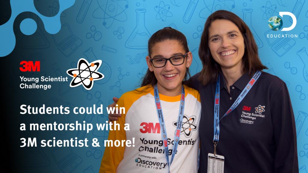 The 2021 @3M #YoungScientist Challenge is officially open for entries! Encourage your students to apply to the only science competition that pairs you with a 3M scientist. Get started on your entry today: https://s.3m.com/wmu5e #STEM @DiscoveryEd