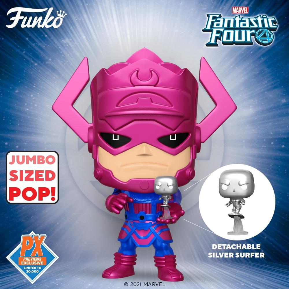  Funko Pop! Marvel: Fantastic Four - Silver Surfer : Toys & Games