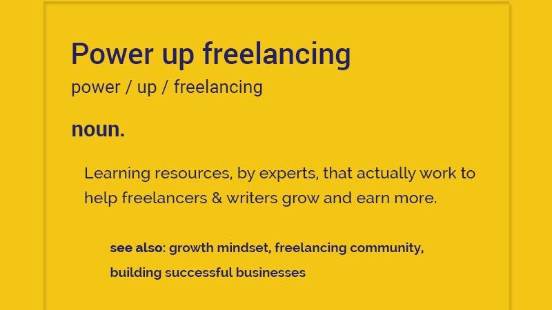 PFreelancing's tweet image. For you to remember us! 😊

Did you check our website for free learning resources from the experts? We are here for the growth of #freelancers, and building an active freelancing community. 

Head to powerupfreelancing.com to learn more. 

#PowerUpFreelancing #FreelancingCareer