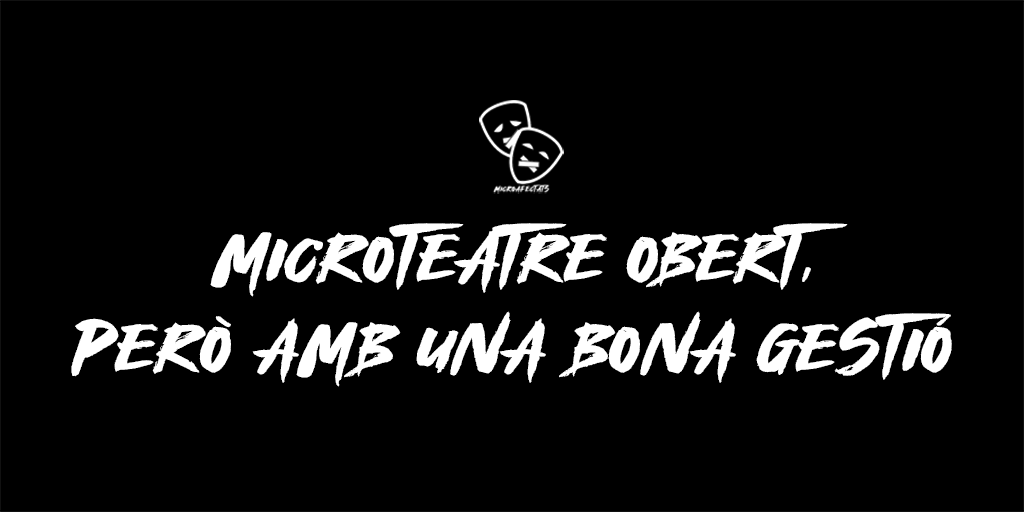 microafectados's tweet photo. La nostra protesta no pretén enfonsar Microteatre perquè tanqui. Volem que se'ns pagui la nostra feina i que se'ns comuniquin les veritats.

#Microafectats #Microafectades #Microafectados #MicroteatreObertPeròAmbUnaBonaGestió

📷https://t.co/7HM9fKLc1D https://t.co/Ec8MDvuopZ