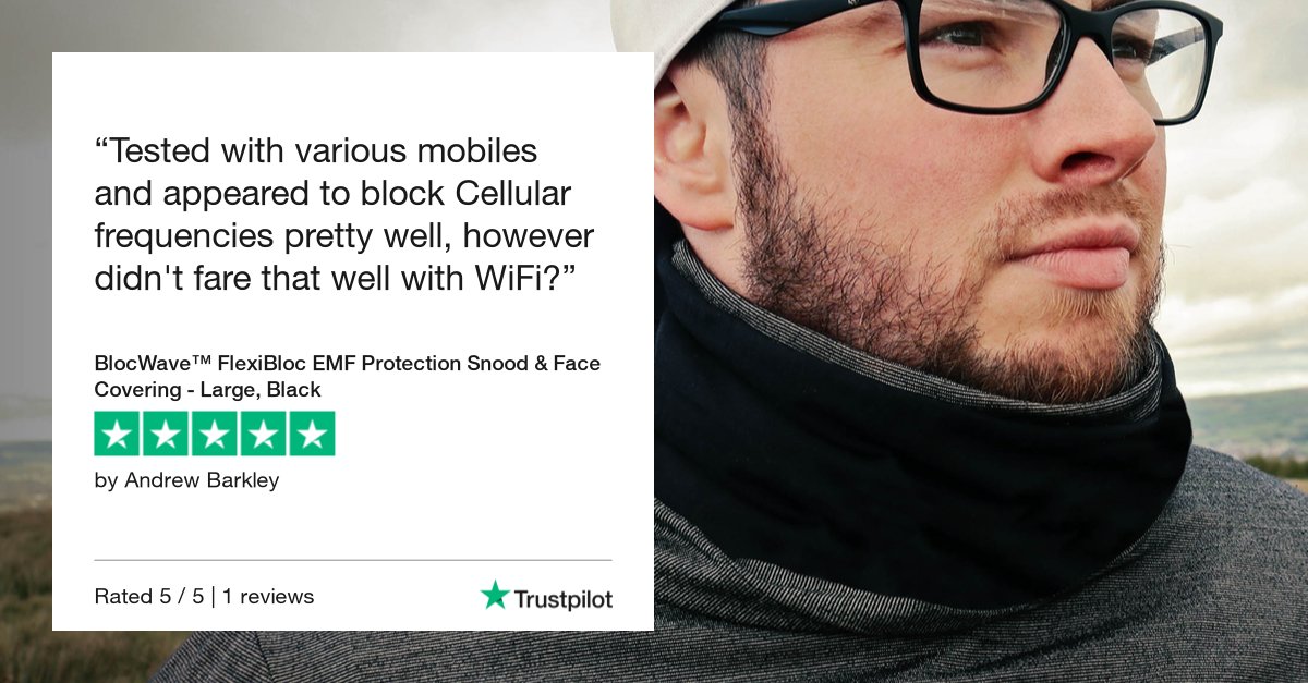 cellphoneEMF's tweet image. Our dual-purpose EMF snood offers you safe neck and face covering using our unique high protection #EMFshielding fabric. It protects your thyroid gland from high-frequency radiation from Wi-Fi, #5G, mobile phones and masts. #emfprotection 

Find it at ➡  bit.ly/2O1qJih