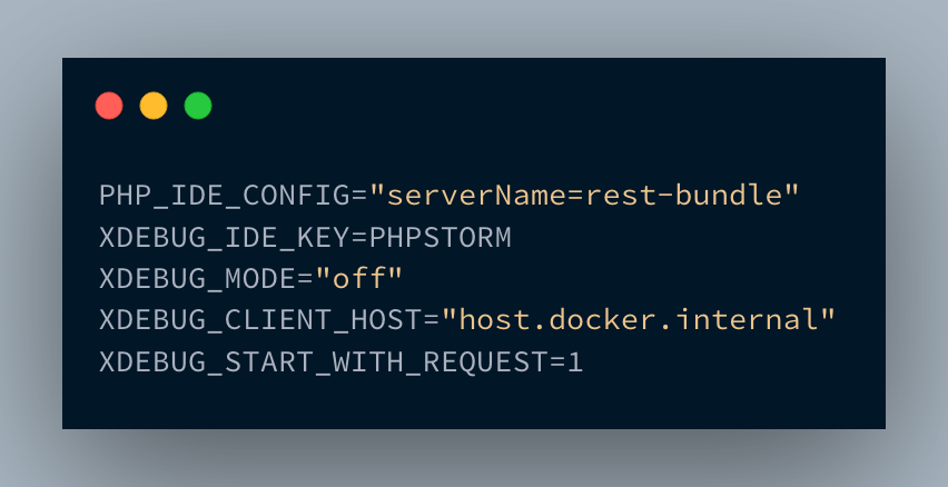 We map a local .env file for configuration. This will create these environment variables "inside" the docker container.Now run the following commands to create/run the containers:`docker-compose pull``docker-compose up -d`no build required, as we use a pre-build image