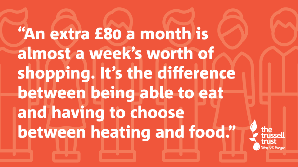 It’s allowed people to reliably afford the essentials, whether that’s putting the heating on, replacing necessary clothing, or buying food.