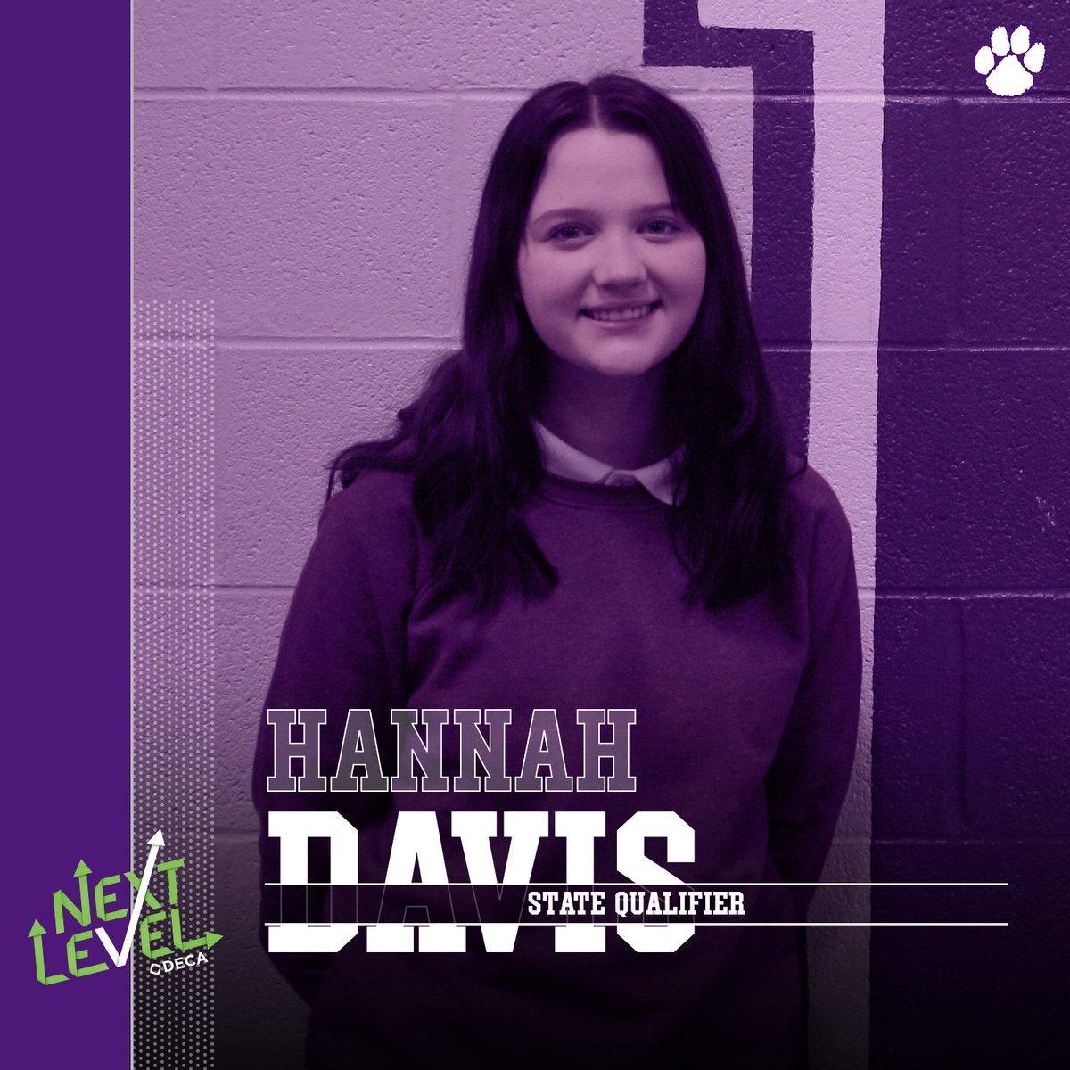 PHSPantherDECA's tweet image. Our first State Qualifier is Hannah Davis! She qualified in the Hospitality Services Team Decision Making Event. Congrats Hannah. We are proud of you. #nextlevel #tndeca