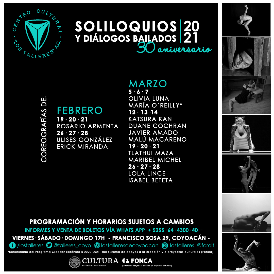 Este año el Centro Cultural @LosTalleres está doblemente de fiesta: celebra su #40Aniversario y la XXX #Temporada de danza #SoliloquiosyDiálogosBailados #NoTeLoPierdas!📆 febrero 19-Marzo 28🎉#ViveLaDanza #VivaLaDanza #40Aniversario +#info👇👇#RT #CompArte
bit.ly/proximamenteso…
