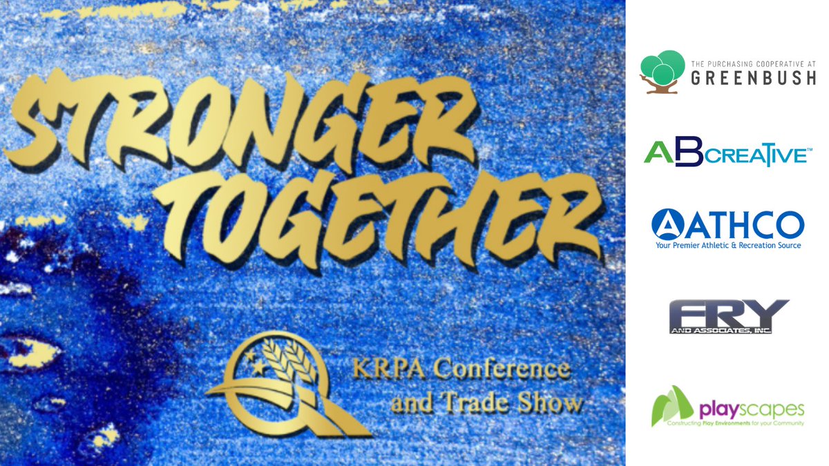 It might look a little different this year, but we're still glad to be able to participate in the Kansas Recreation &amp; Park Association's annual conference alongside outstanding vendors like Athco, ABCreative, Fry &amp; Associates, and Playscapes Recreation.