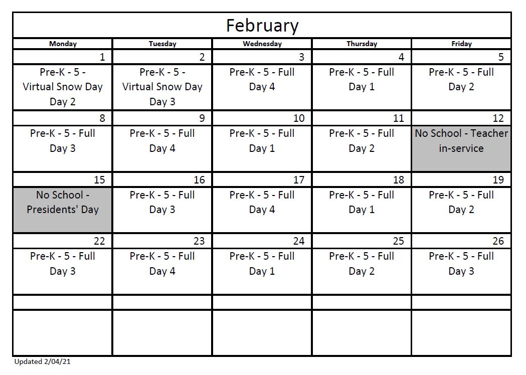 NBE_WPSD's tweet photo. February Cycle Day Calendar https://t.co/deYxPvEJuH
