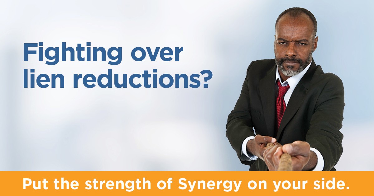 synergypartnr's tweet image. You fought hard for your client’s #recovery, now it’s time to fight hard to keep it out of the hands of #BigInsurance. Let Synergy’s ERISA #experts show you how to #save your client money (at no cost to you!). Learn more here: reduceerisaliens.com

#ERISALiens #LienReduction