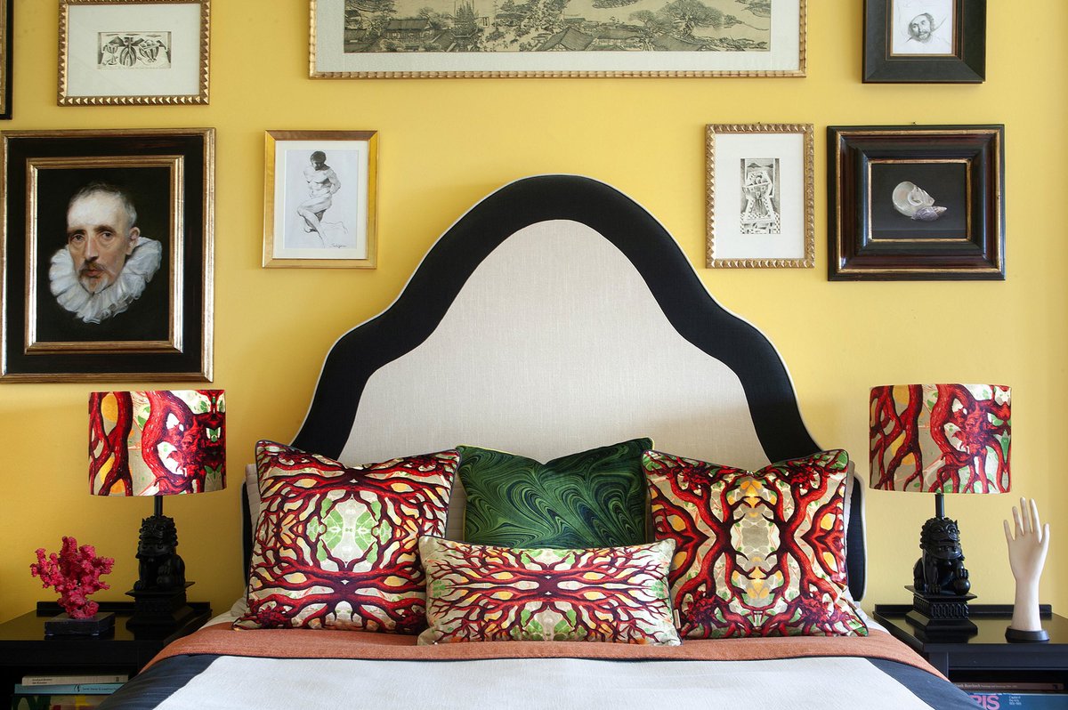 The Interiors Index profile: <a href="/SusiBellamy/">Susi Bellamy</a> is an artist and a designer who creates vibrant, colourful interiors based on edited crops of her original artwork and marbled papers. 
See their profile here: worldofinteriors.co.uk/united-kingdom…