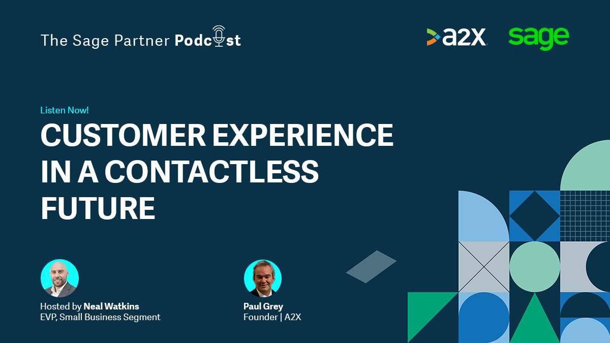 SagePartners's tweet photo. #ecommerce continues to grow but restricted customer traffic is hurting traditional businesses. So, what is the future of #customer relationships in a #contactless world?
🎙️Check out the #SagePartnerPodcast ft. @Neal_Watkins & @a2xaccounting's Paul Grey👇https://t.co/nR4lW4pjL6 https://t.co/aDDcWEC5eM