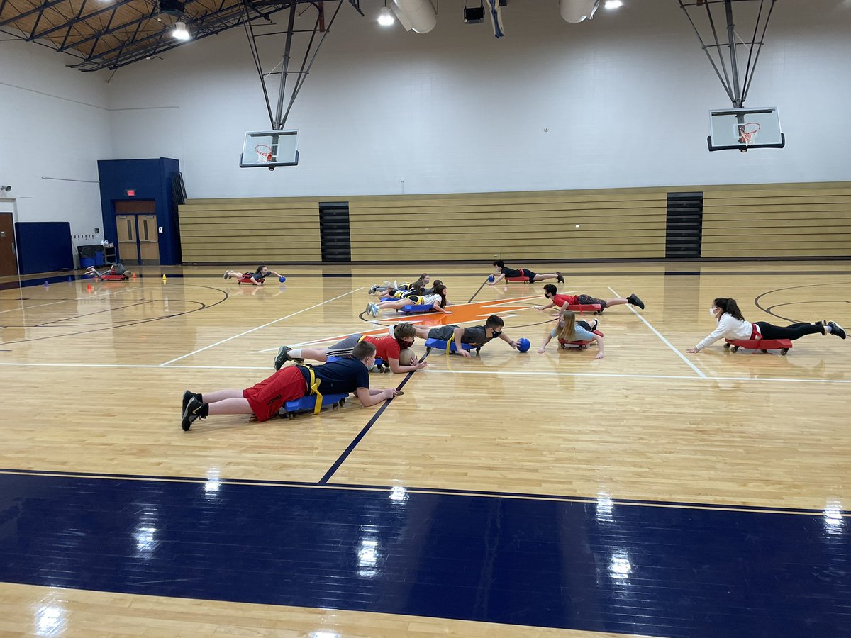 This last week my 7th graders invented their own game to teach to one another. Each game had to incorporate the components of fitness, think about safety, and how to include all students. I really enjoyed seeing their creativity. #ProudTeacher 😊