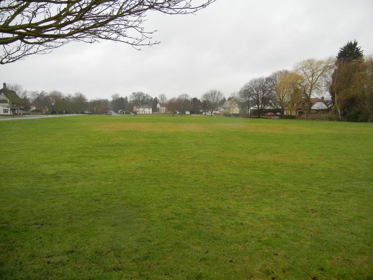 14. Sometimes that hummocky ground has been manicured into village greens as at Barrington. Taylor reminds us that villages were often settled on the worst land so as to maximise the area of land available for arable. You can also see that in the geology map in this thread.