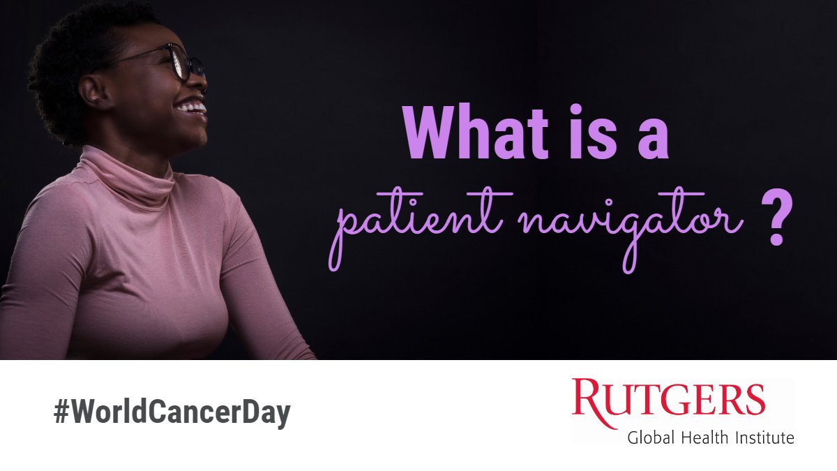 Patient navigators are individuals trained to identify barriers to receiving health care (e.g. financial, educational & cultural obstacles) & to accommodate patients by providing the appropriate support.Through a  @UICC grant, the Botswana-Rutgers Partnership for Health... (1/4)