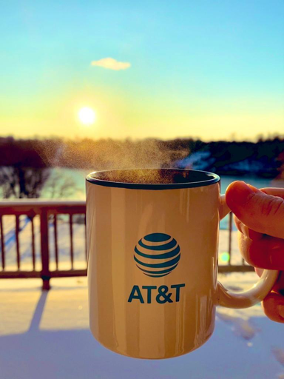 It’s a beautiful day! What's your go-to hot drink to get your day started? ☕💙 #LifeAtATT