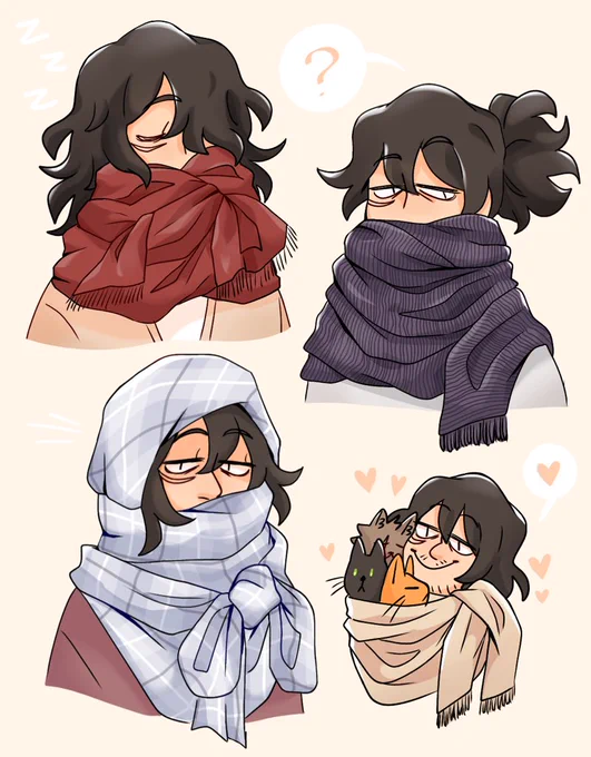 snug and warm! #aizawashouta 