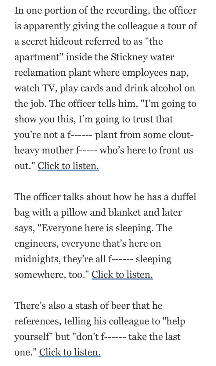 but that’s just regular cop stuff. the really transcendent thing about these guys is that even by cop standards, they do nothing. and we know they do nothing because one of them was briefing a new hire and had his radio keyed the whole time. to a state police channel