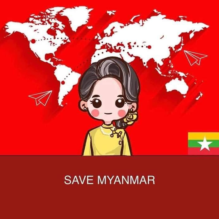 Hey! ! We can do it.  Fighting 💪
Never give up 🇲🇲
#HearTheVoiceOfMyanmar #RespectOurVotes 
❤💪🇲🇲