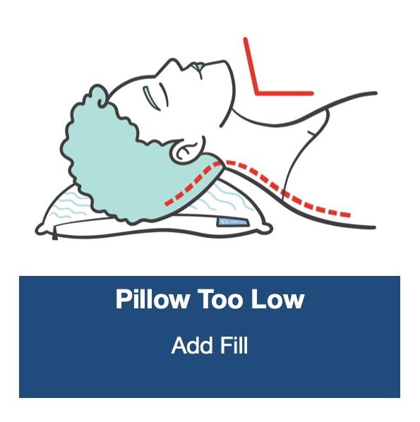 Is your pillow loft too low?  
🔥EverPillow provides you with extra fill & the ability to customize your natural fill to your body type & sleep style. 
.
.
.
#AdjustablePillow #CustomizablePillow #SoreNeck #Insomnia #SpinalAlignment #HardToSleep #PillowRecommendation #BestPillow