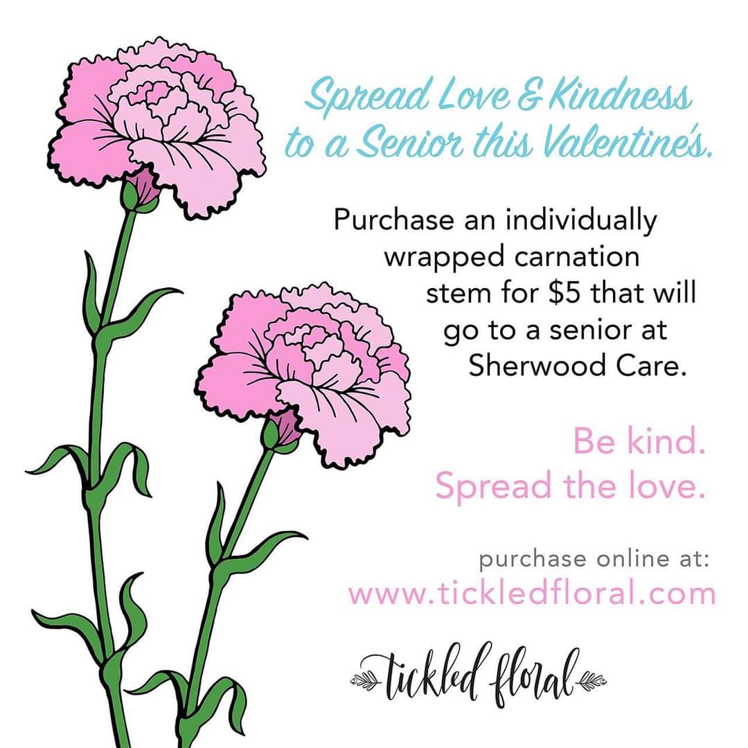 Purchase a #valentine for a senior at  #sherwoodcare through Tickeled Floral #shpk 
tickledfloral.com

#shoplocalsherwoodpark #shoplocalyeg #strathco #yegvalentinesday #spreadlove