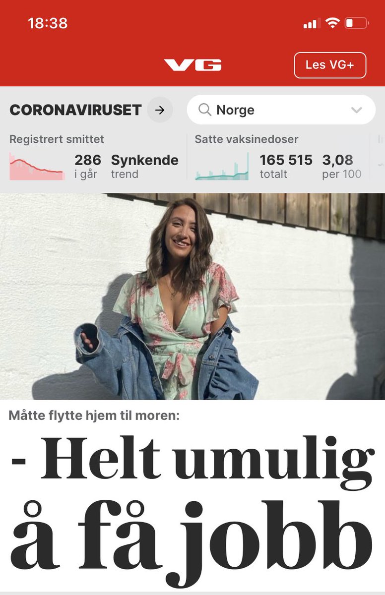Når VG bare tilfeldig bruker et bilde av intervjuobjektet... #februar