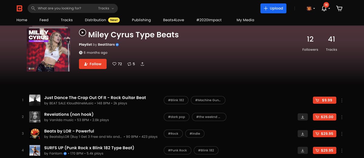 feelin’ like a popstar? yeah....they got Miley Cyrus type beats too