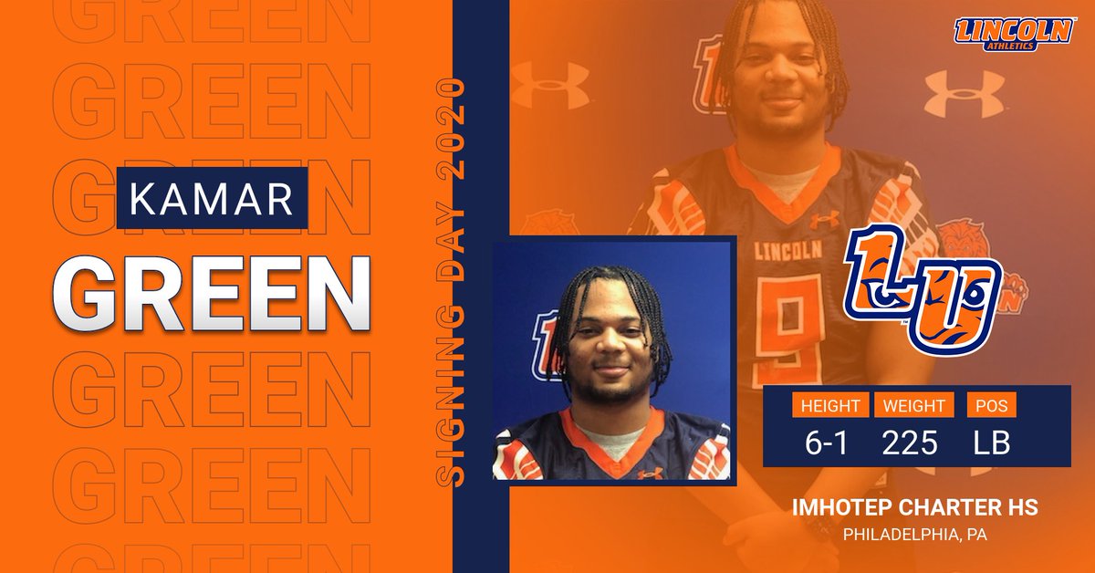 LUL1onsAthletic's tweet photo. Four more student-athletes are into the @LUL1onsFB fold ... @KamarGreen9 @LesterMcCoy16 @unrulyshayne #LUPride #ProtectThePride https://t.co/hEnEcQ7NMw