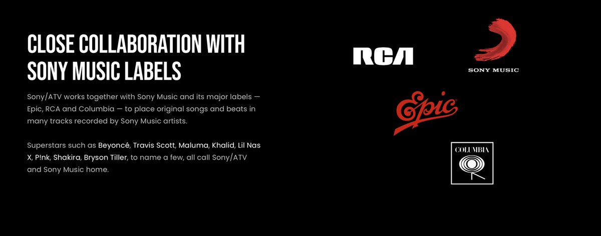 on top of that.... @BeatStars closely collaborates with some of the most popular record labels in the world, RCA, Epic, and Columbia, to help independent artists get placements with THEIR artists