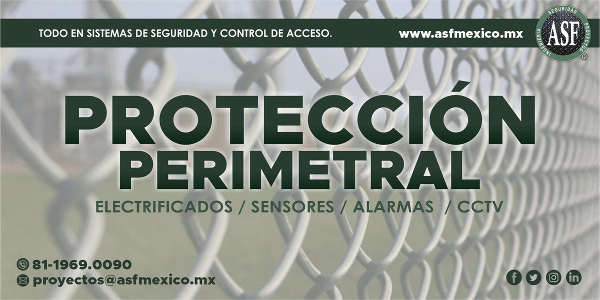 Contamos con sensores para interior y exterior, infrarrojos o microondas, detectores pasivos que pueden incluir cámaras, alarma y sensor de luz, electrificados y cctv que se pueden combinar para una mayor protección. #SistemasDeSeguridad #ControlDeAcceso #cctv