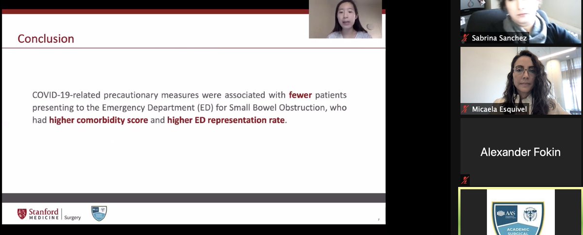 Micaela M. Esquivel (@m_esquivel_md) on Twitter photo Congrats to these 3 students on their presentations on the impact of covid-19 on acute surgical conditions- awesome work! <a href="/StanfordGenSurg/">Stanford General Surgery</a> #ASC2021 <a href="/OrlyFarber/">Orly Nadell Farber, MD</a> <a href="/SongnanW/">Songnan Wang | ็ๆพๅ</a> <a href="/ATitanMD/">Ashley Titan</a> <a href="/maryhawn/">mary hawn</a> Congrats to these 3 students on their presentations on the impact of covid-19 on acute surgical conditions- awesome work! <a href="/StanfordGenSurg/">Stanford General Surgery</a> #ASC2021 <a href="/OrlyFarber/">Orly Nadell Farber, MD</a> <a href="/SongnanW/">Songnan Wang | ็ๆพๅ</a> <a href="/ATitanMD/">Ashley Titan</a> <a href="/maryhawn/">mary hawn</a>