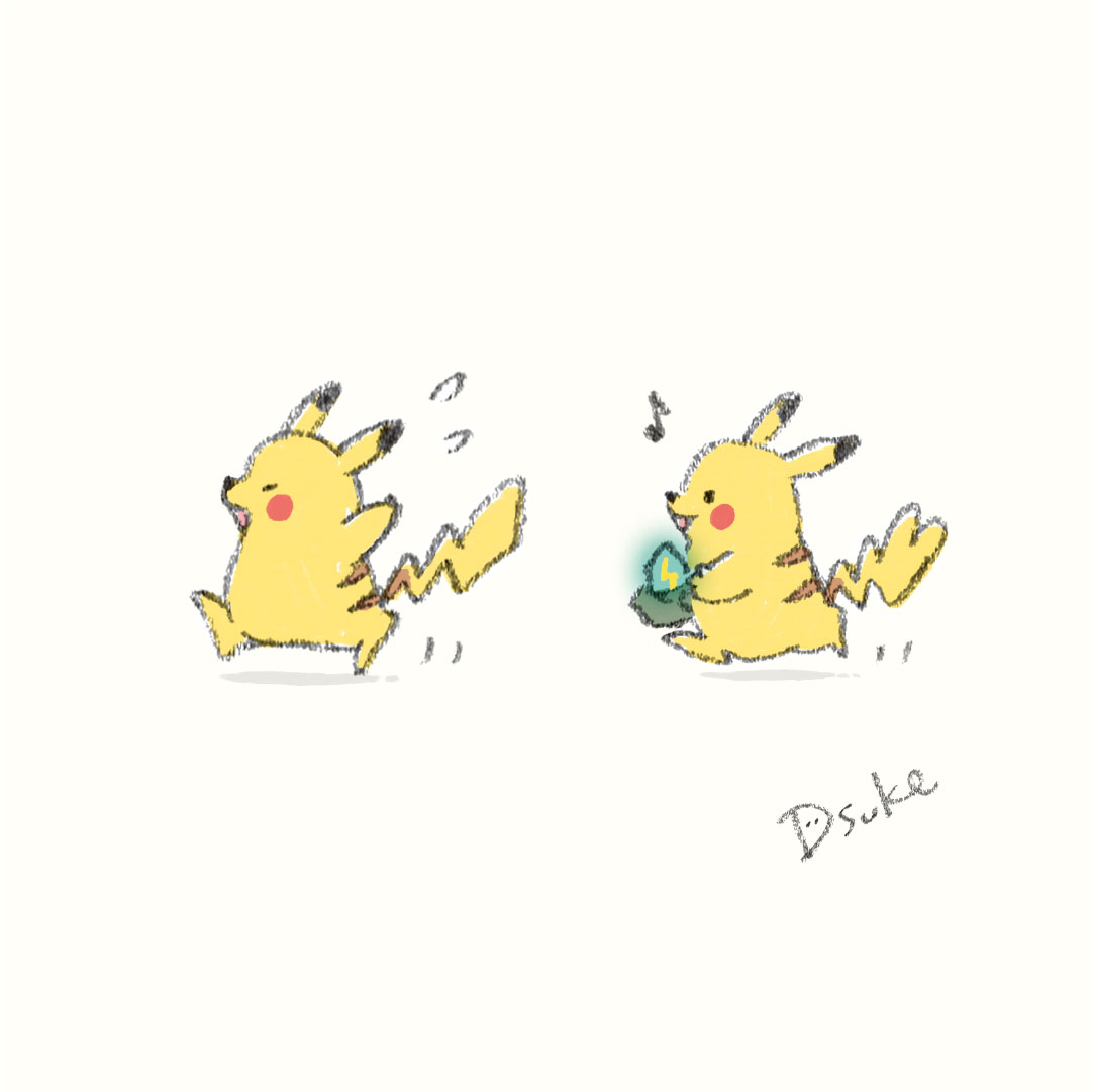 pikachu no humans pokemon (creature) solo :3 closed mouth signature smoke  illustration images
