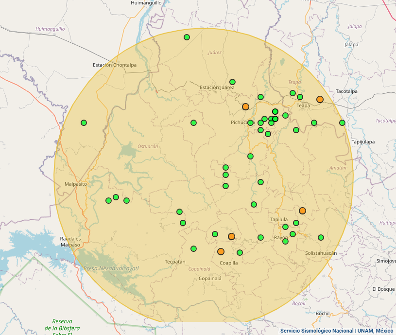 SkyAlertMx's tweet photo. Se instaló una red temporal de 8 estaciones de monitoreo sísmico en la región del volcán Chichón; aún sin conclusiones sobre las causas de esta sismicidad. 

Expertos también señalaron la necesidad de monitorear los principales volcanes activos del país 👉🏼https://t.co/hsOUcZpkhU https://t.co/IelRR2O0dJ