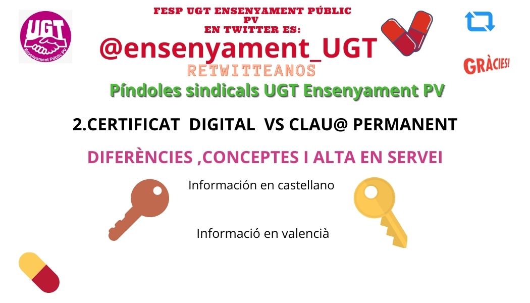 ensenyament_UGT's tweet photo. Píndoles sindicals UGT Ensenyament PV
Información en castellano https://t.co/0unPJQfrOG
Informació en valencià
https://t.co/uGjHbY0zFc https://t.co/VXeIeBjQf8