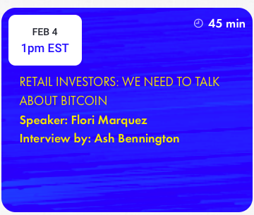 RealVision's tweet photo. Beginning in 2 mins ๐ ๐ฅ#Bitcoin in the Real ๐#BTCRealworld
Founder of https://t.co/36xNwicdnM, @FounderFlori & @AshBennington in ๐ฅ Retail Investors: We Need to Talk About #Bitcoin ๐ฅ
Join FREE ๐ https://t.co/0XgZrEsavD https://t.co/EDVGy8y347