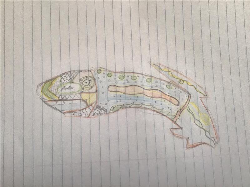 dalgleish_jeff's tweet image. Some of my amazing students produced beautiful Indigenous art works after a webinar from @RedSlam. Thanks to #AGOschools for some amazing content today :) #RayLewis