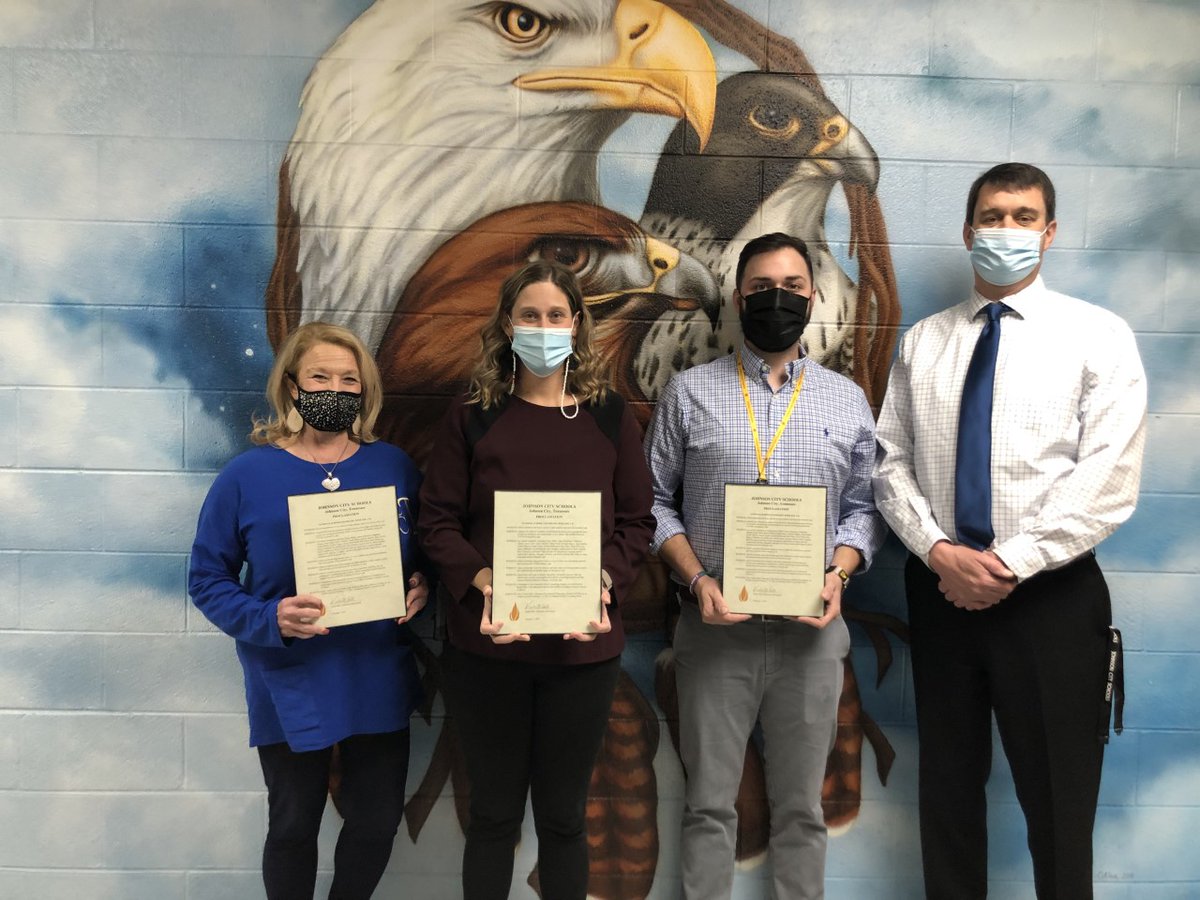 ITIS principal <a href="/JJIndianTrail/">James Jacobs</a> presented proclamations to our wonderful counselors today! Thank you to Connie Taylor, Cindy Osborn &amp; Garrett McDonald for everything they do for our students and families. We appreciate you more than the character count will let us say!!

#JCSALLIN