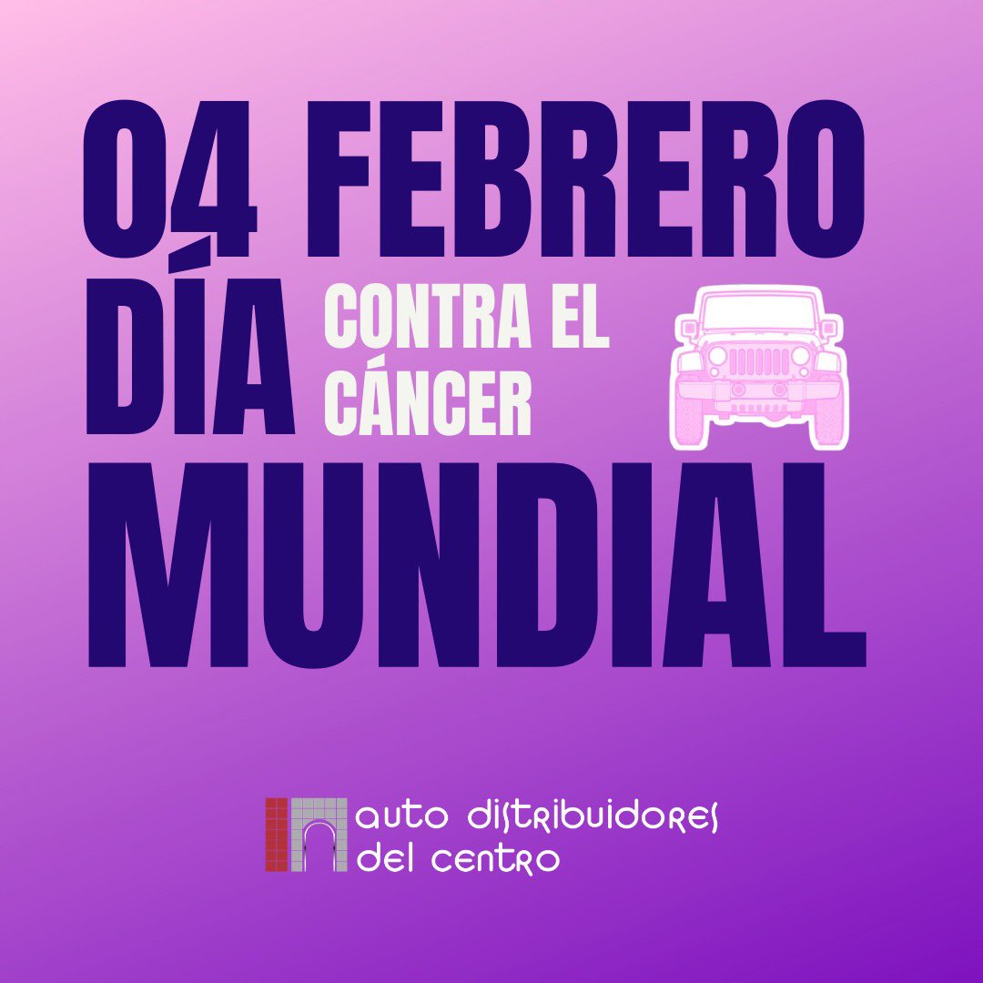 AutoDistribuid3's tweet image. #DiaMundialContraElCancer