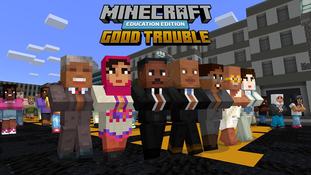 Minecraft A Twitter Travel Through History To Meet Some Of The Heroes Fighting For Equality And Justice For All Including John Lewis Martin Luther King Jr Malala Nelson Mandela And Rosa Parks