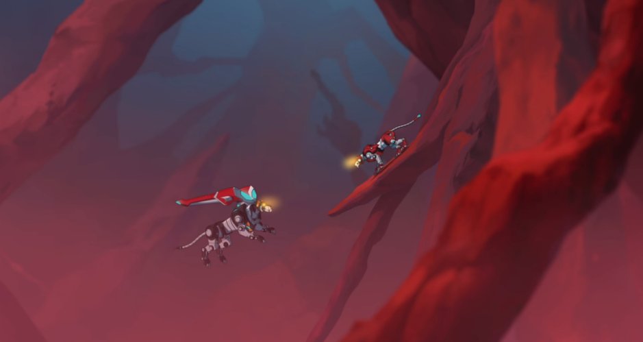 Keith: Gotta go after Lotor! Fuck the tram!Lance: NO!Keith: Grrr......................ok.