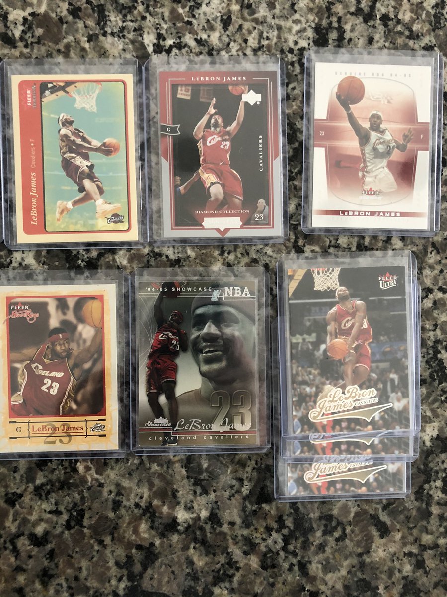 aw_cards's tweet photo. LeBron cards. Lots of 2nd year cards. Prices in pic. Not $1 @HobbyConnector @Hobby_Connect https://t.co/NsqDTwsZHT