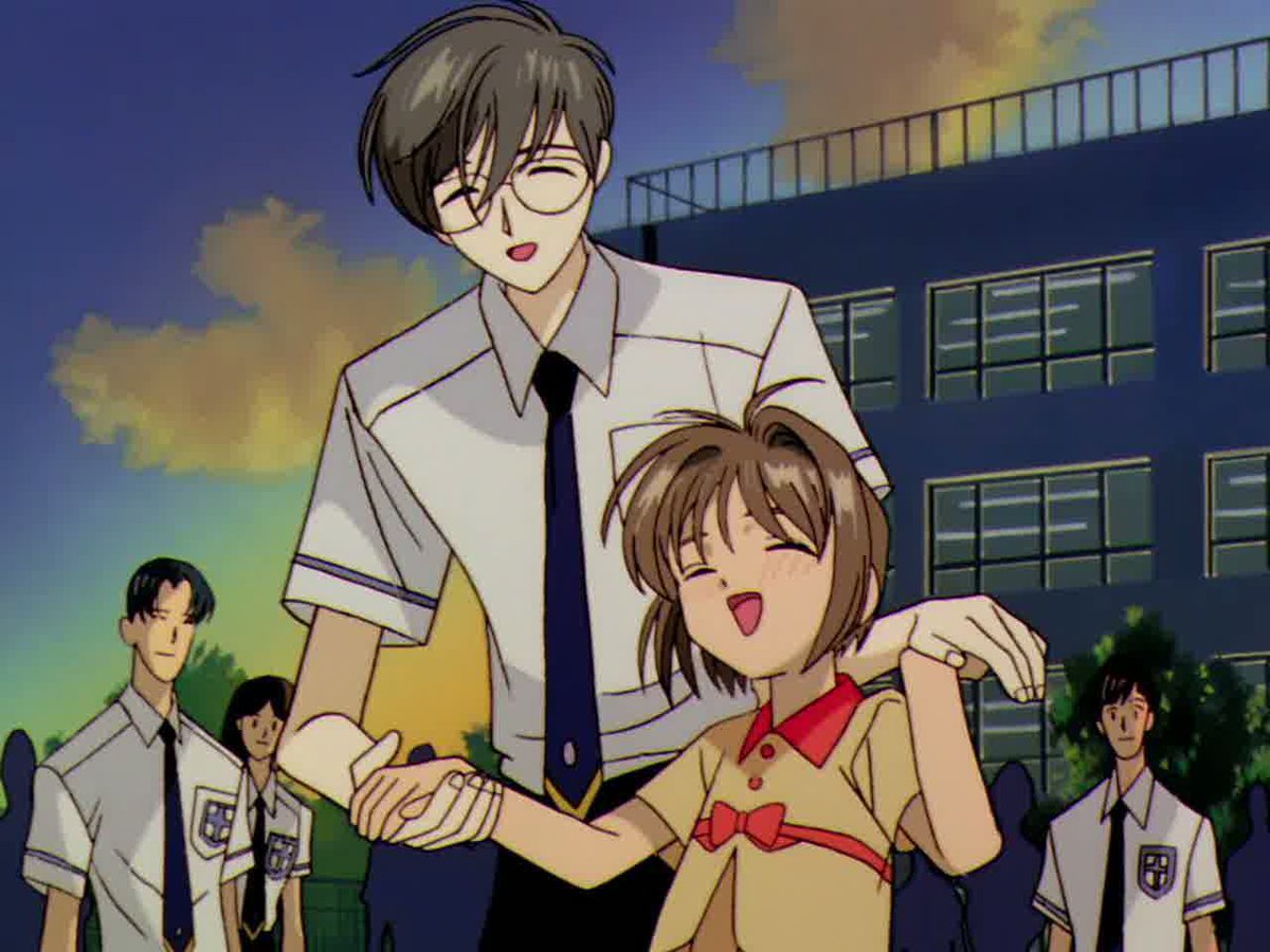 Sakura from the beginning said she was in love with Yukito. Now I’m sure many of us felt this was a simple childhood crush, and it was to an extent. But despite that Yukito handles Sakura with such care, because at the end of the day he still loves her.