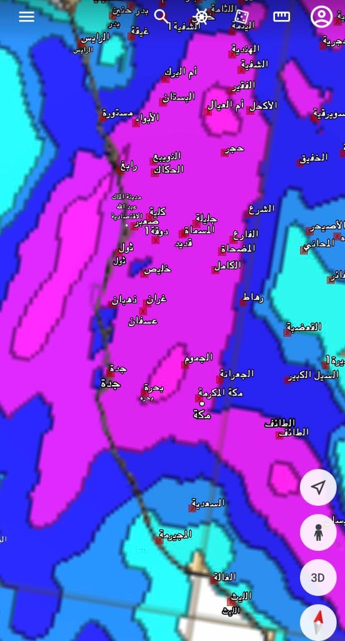 طقس الغربية على تويتر توقعات هطول الأمطار على مكة وجدة غدا الجمعة إن شاء الله طقس الغربية